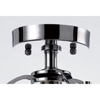 IL31100 Aston 3 Light Chrome Ceiling Lantern