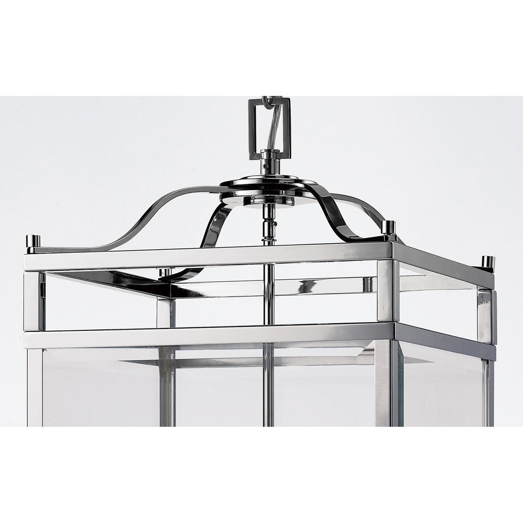 IL31104 Aston 6 Light Chrome Ceiling Lantern