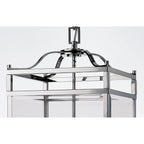 IL31104 Aston 6 Light Chrome Ceiling Lantern
