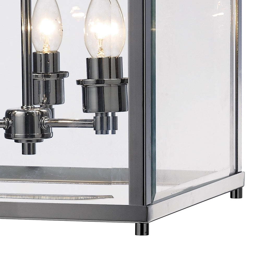 IL31104 Aston 6 Light Chrome Ceiling Lantern