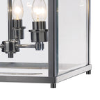 IL31104 Aston 6 Light Chrome Ceiling Lantern