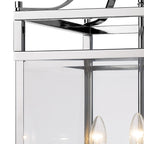 IL31104 Aston 6 Light Chrome Ceiling Lantern