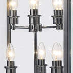 IL31104 Aston 6 Light Chrome Ceiling Lantern
