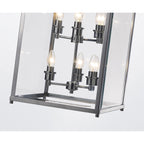 IL31104 Aston 6 Light Chrome Ceiling Lantern