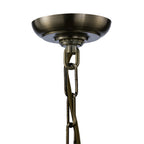 IL31112 Aston 3 Light Antique Brass Ceiling Lantern