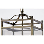 IL31113 Aston 4 Light Antique Brass Ceiling Lantern