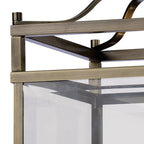 IL31113 Aston 4 Light Antique Brass Ceiling Lantern