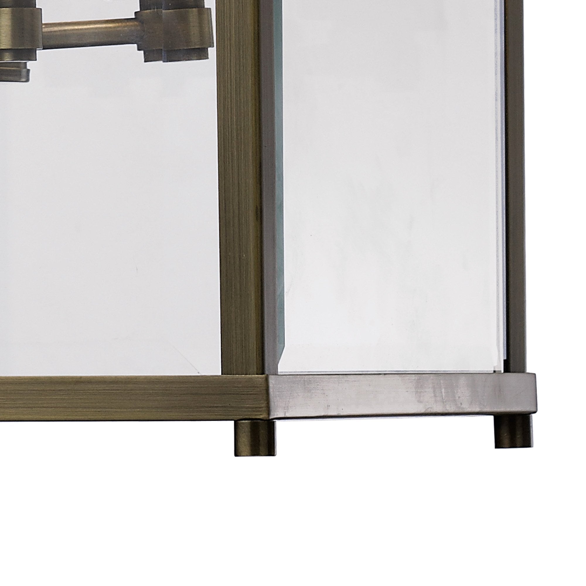 IL31113 Aston 4 Light Antique Brass Ceiling Lantern