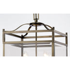 IL31115 Aston 12  Light Antique Brass Ceiling Lantern