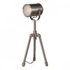 Jake Table Lamp In Antique Silver And Copper Finish JAK4021