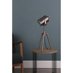 Jake Table Lamp In Antique Silver And Copper Finish JAK4021