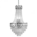 Louis Philipe Crystal Chandelier in Chrome Finish 1611-6CC