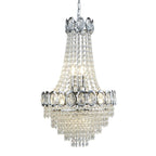 Louis Philipe Crystal Chandelier in Chrome Finish 1611-6CC