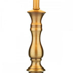 Madrid Antique Brass Table Lamp With Silk Shade MAD4275
