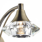 Luther  Antique Brass Single Switched Wall Light - LUT0775