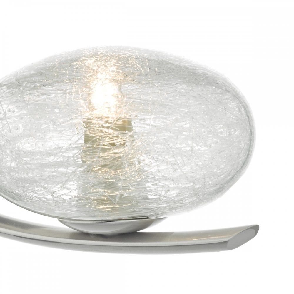 Leighton Decorative Single Wall Light In Satin Chrome Finish LEI0746