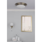 BAR0775 Barclay Antique Brass Bathroom Wall Light