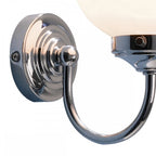 BAR0750 Barclay Chrome Bathroom Wall Light IP44 Rated