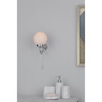 BAR0750 Barclay Chrome Bathroom Wall Light IP44 Rated