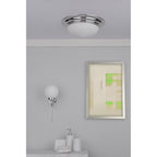 BAR0750 Barclay Chrome Bathroom Wall Light IP44 Rated