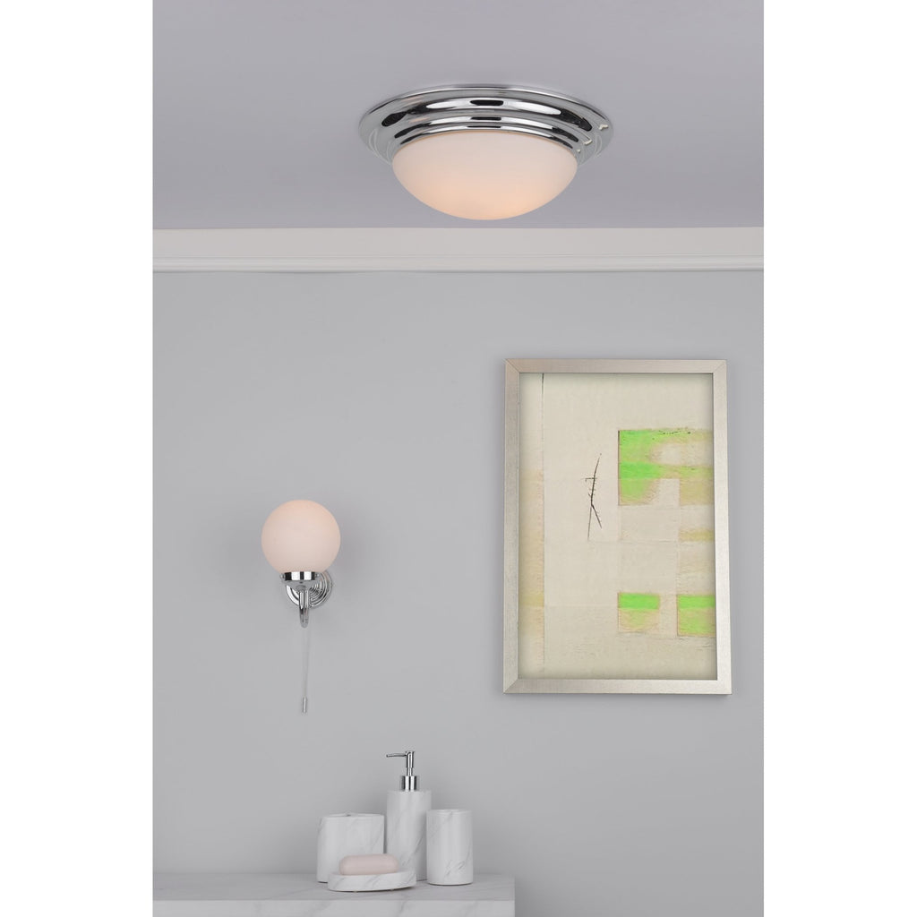 BAR0750 Barclay Chrome Bathroom Wall Light IP44 Rated