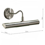 Onedin Adjustable Picture Light In Satin Chrome Finish ONE6746