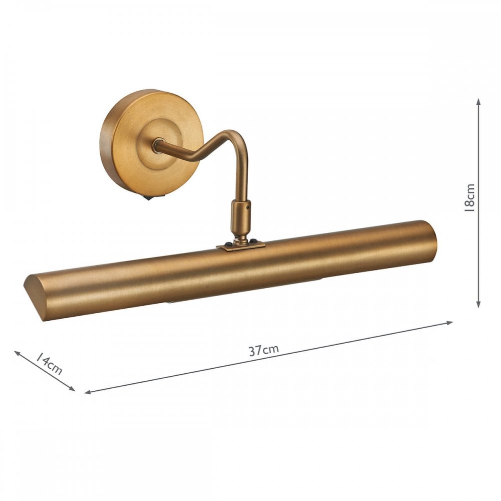 Onedin 2 Light Picture Light In Bronze Finish ONE6763