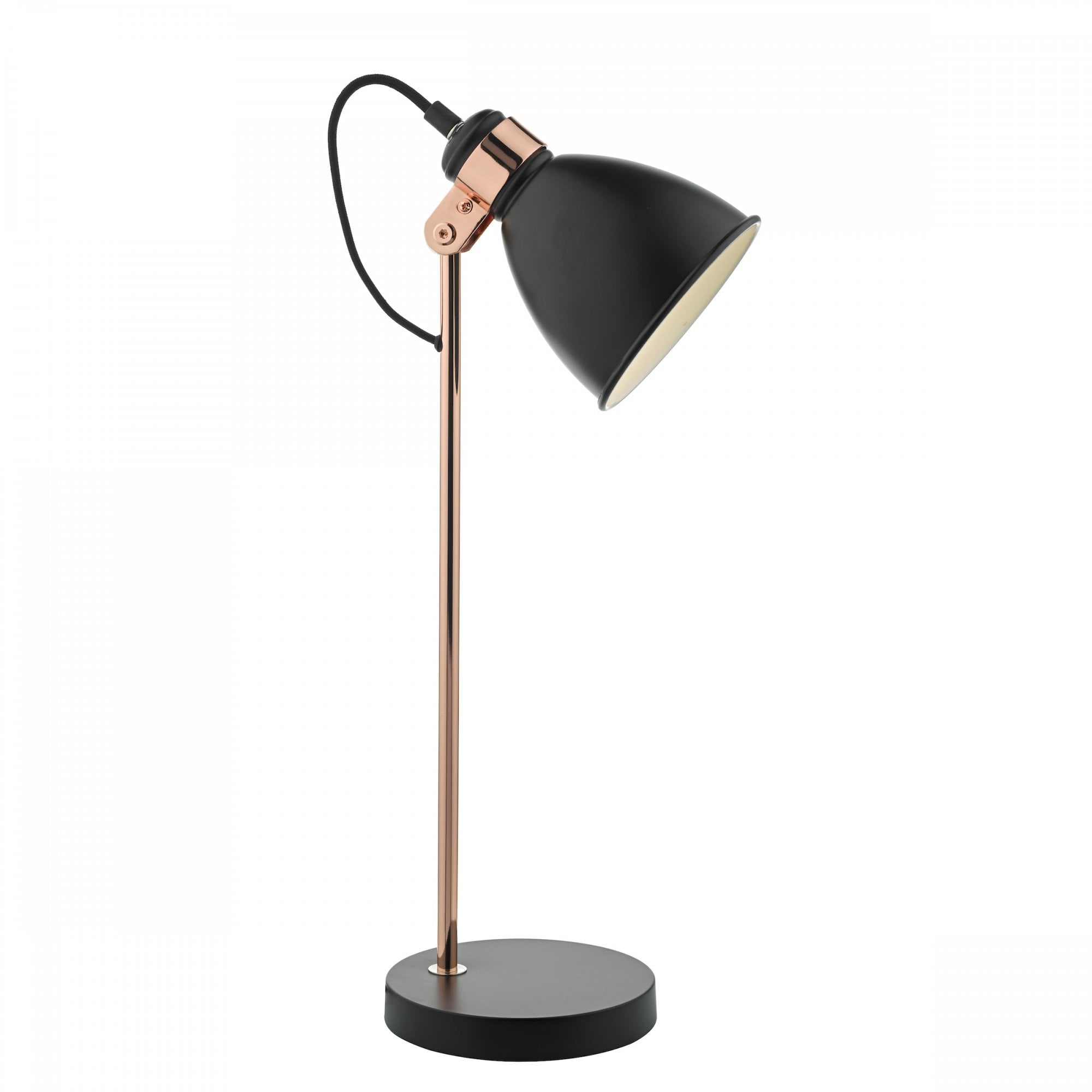 Frederick Modern Task Lamp In Black And Copper Finish FRE4222