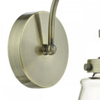 Curtis Vintage Wall Light With Champagne Glass Shade CUR0775