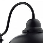 Dynamo Outdoor Wall Light In Black Finish IP44 DYN0722