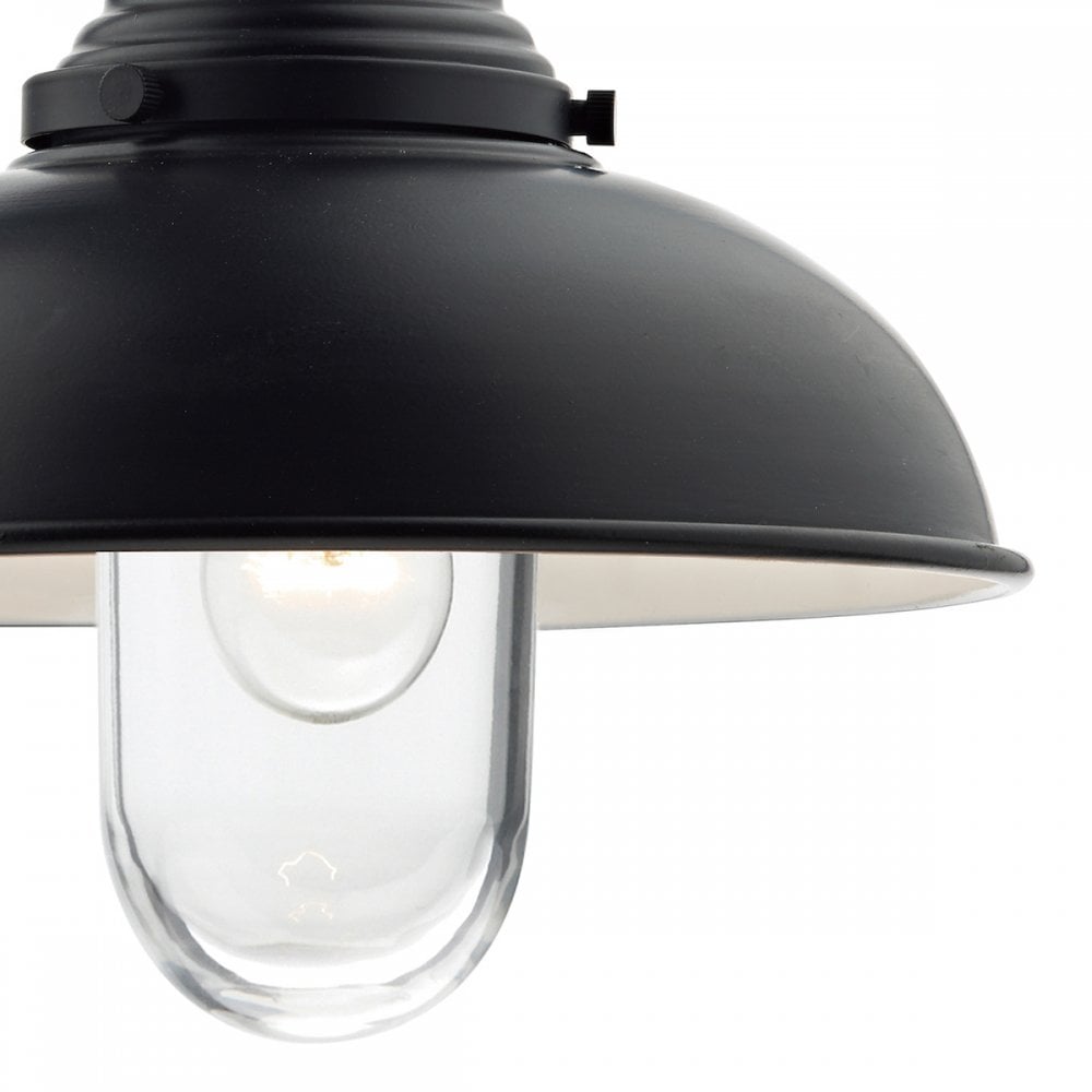 Dynamo Outdoor Wall Light In Black Finish IP44 DYN0722