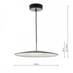Enoch Modern LED Ceiling Pendant Light In Black Finish ENO0122