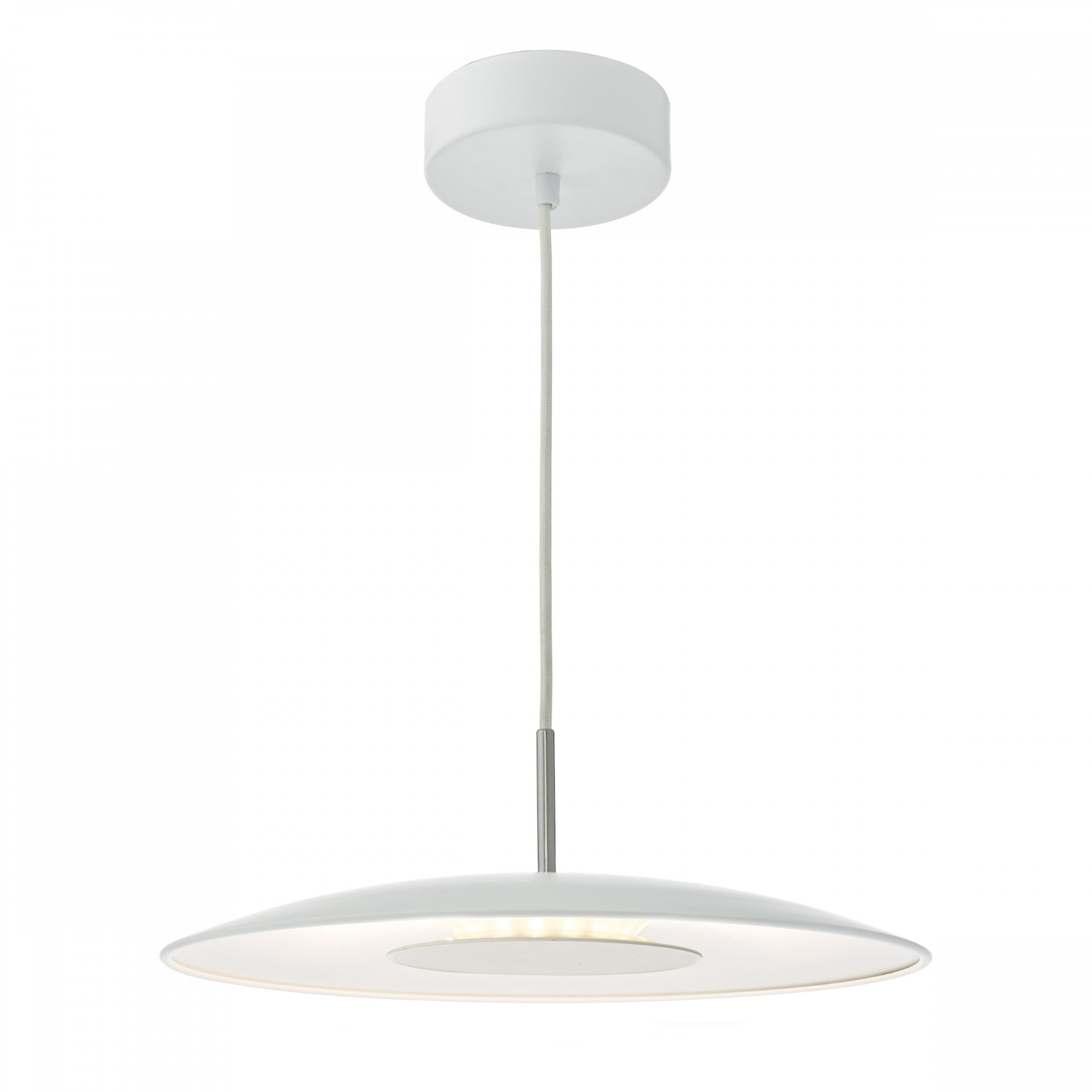 Enoch Modern LED Ceiling Pendant Light In White Finish ENO012