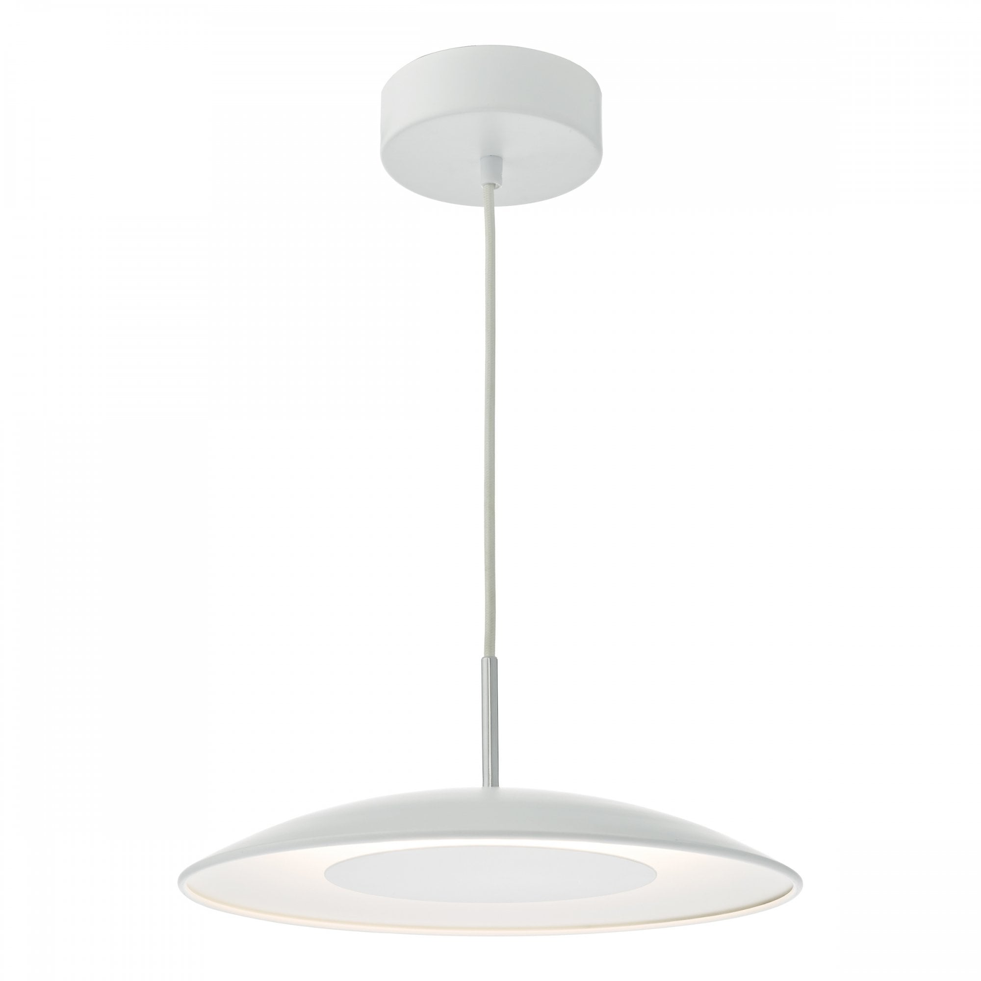 Enoch Modern LED Ceiling Pendant Light In White Finish ENO012