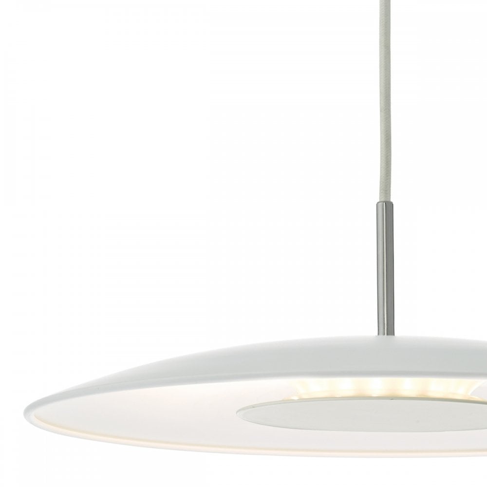 Enoch Modern LED Ceiling Pendant Light In White Finish ENO012