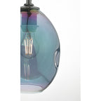 Rogan Modern Ceiling Pendant Light With Iridised Glass ROG0155