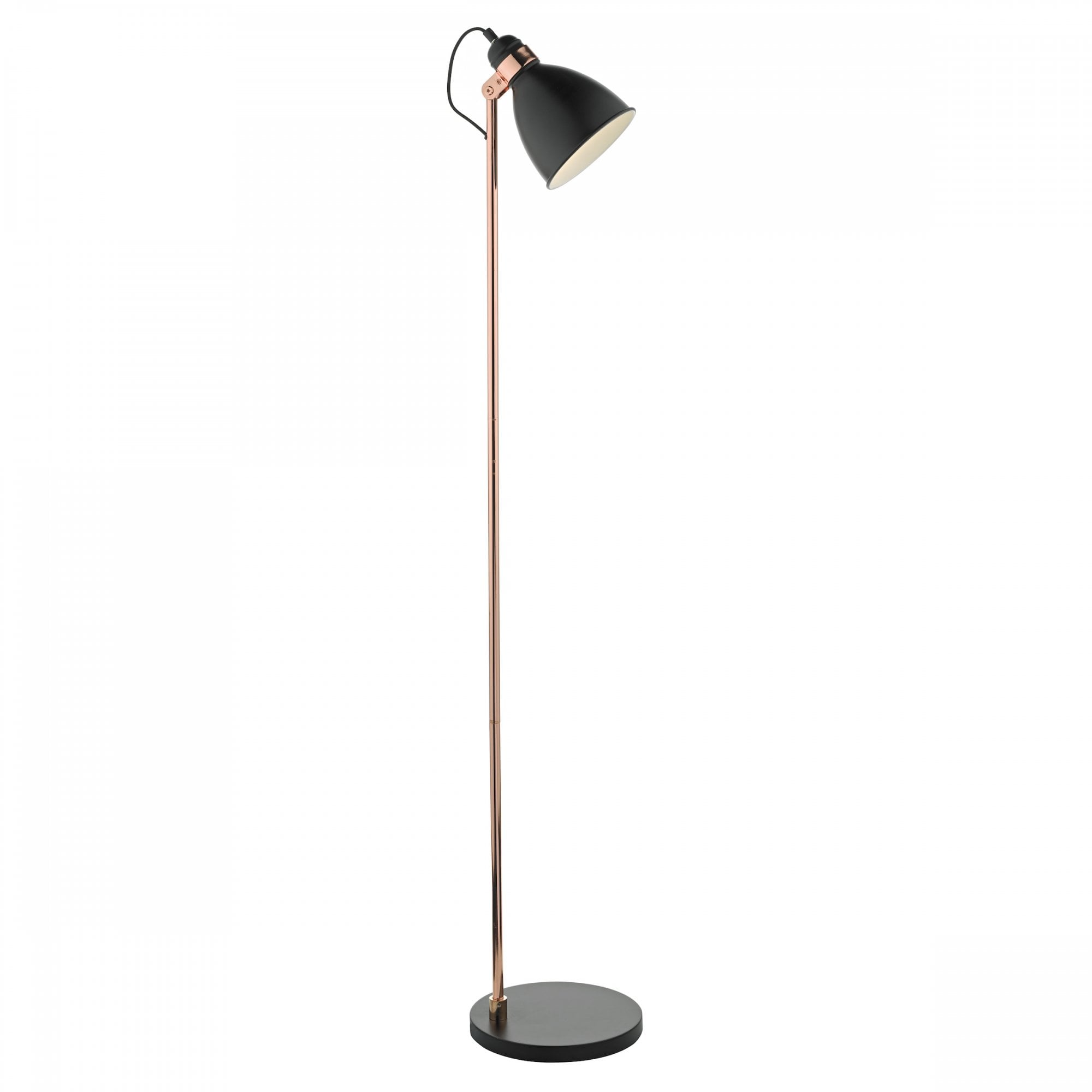 Frederick Modern Floor Lamp In Black And Copper Finish FRE4922