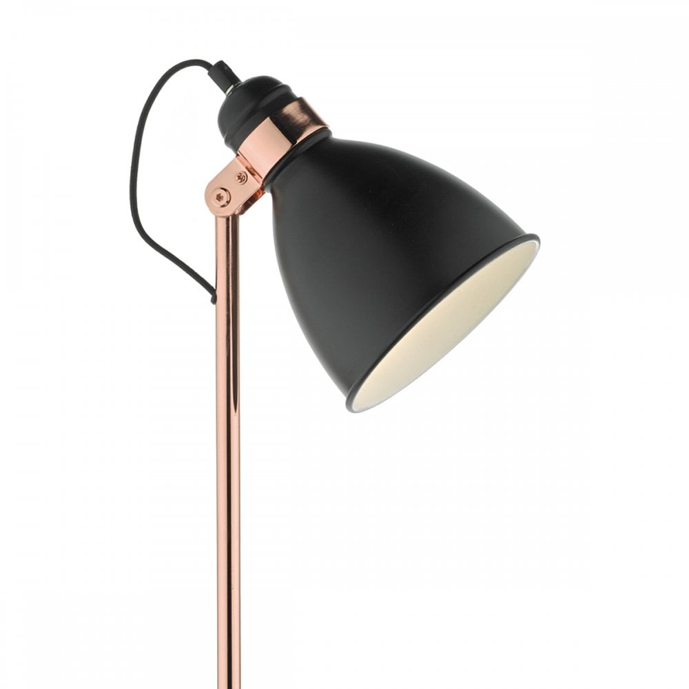 Frederick Modern Floor Lamp In Black And Copper Finish FRE4922