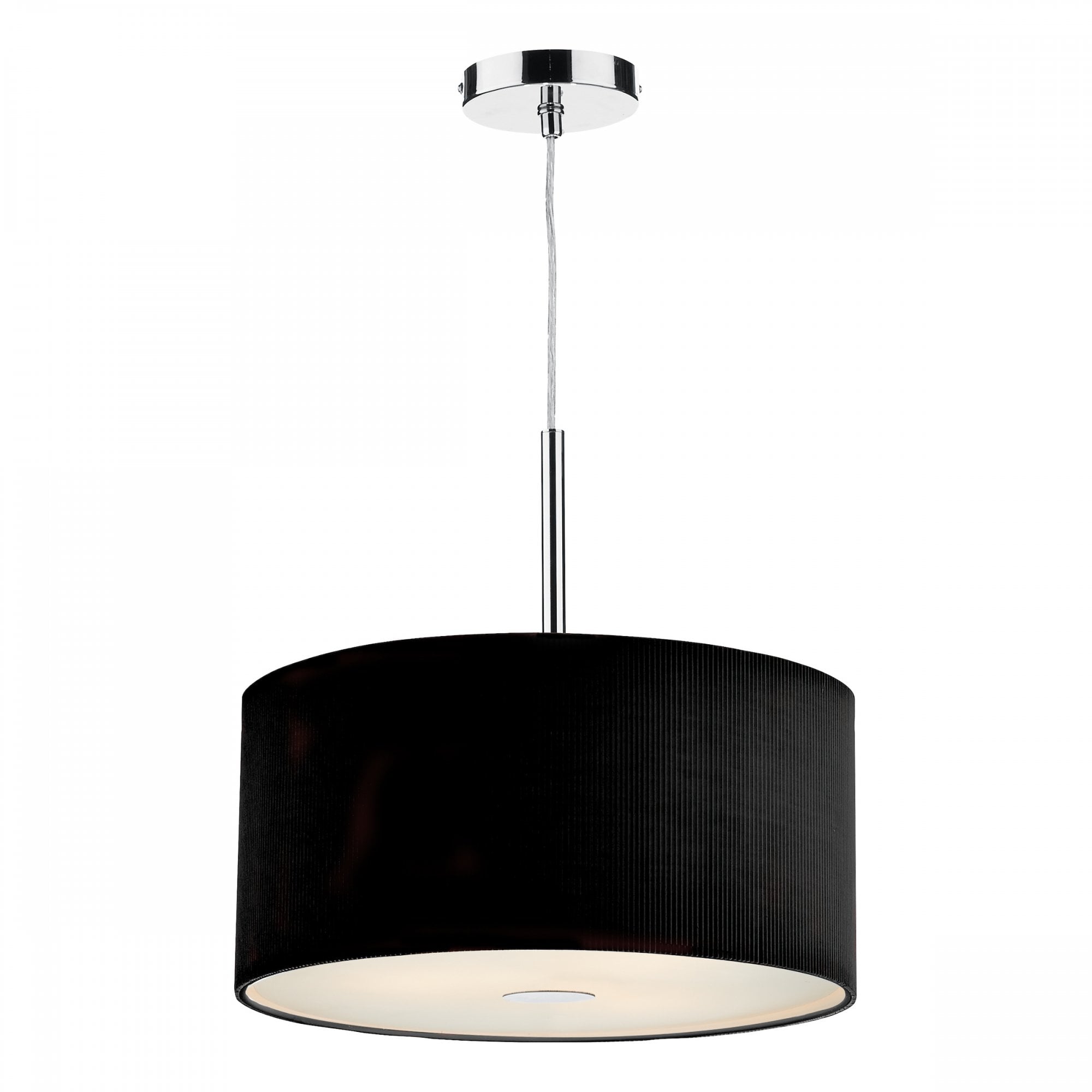 ZAR1022 Zaragoza Small Black Ceiling Pendant