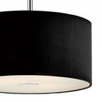 ZAR1022 Zaragoza Small Black Ceiling Pendant