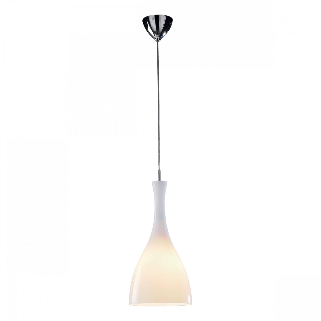 TON862 Tone White Glass Pendant