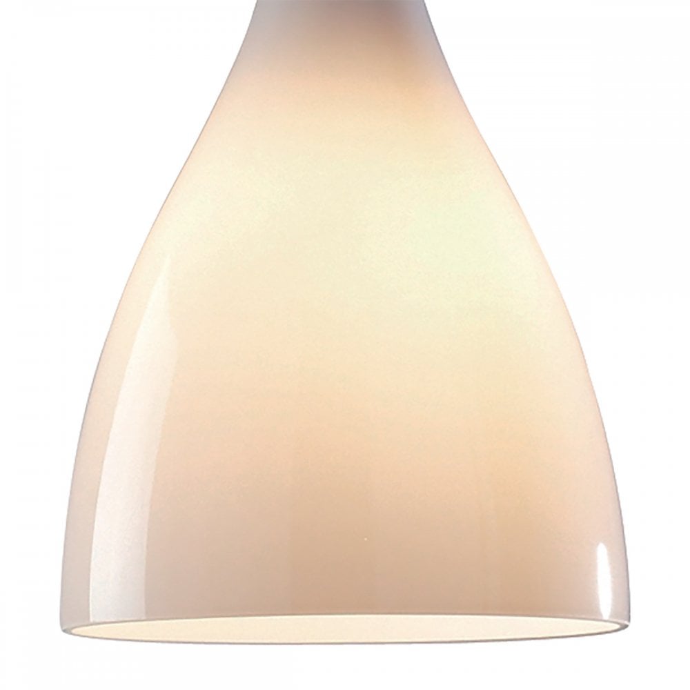 TON862 Tone White Glass Pendant
