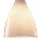 TON862 Tone White Glass Pendant