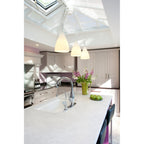TON862 Tone White Glass Pendant