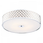 Civic Large Flush Ceiling Light in Chrome Finish CIV5050
