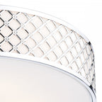 Civic Large Flush Ceiling Light in Chrome Finish CIV5050