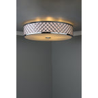 Civic Large Flush Ceiling Light in Chrome Finish CIV5050