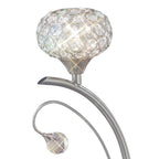 IL30939 Cara 1 Light Satin Nickel Table Lamp