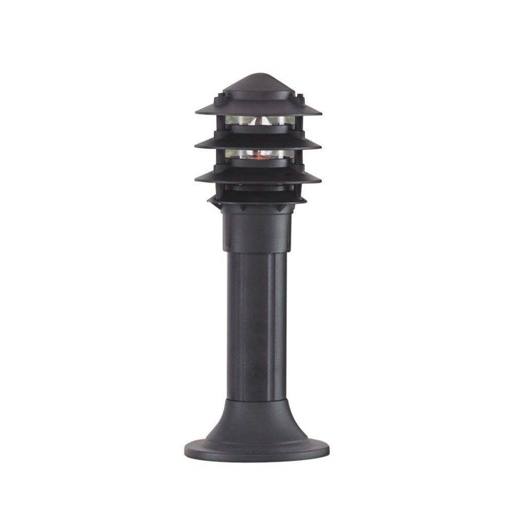 1075-450 Black Outdoor 4500 Bollard Post Light