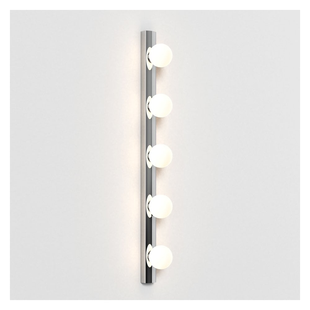 Cabaret 5 Bathroom Wall Light In Polished Chrome Finish IP44 1087003